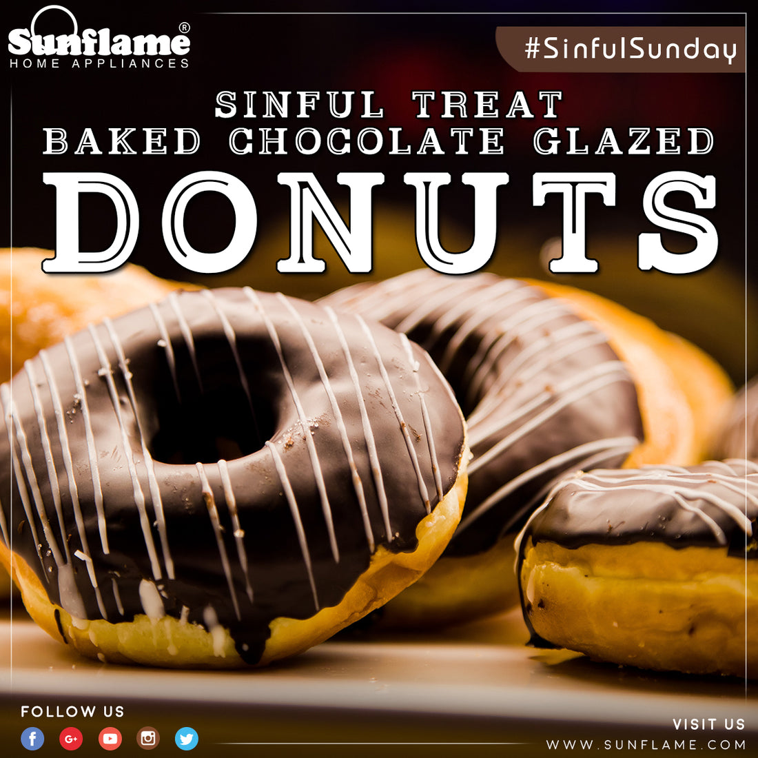 GLAZED CHOCOLATE DONUTS