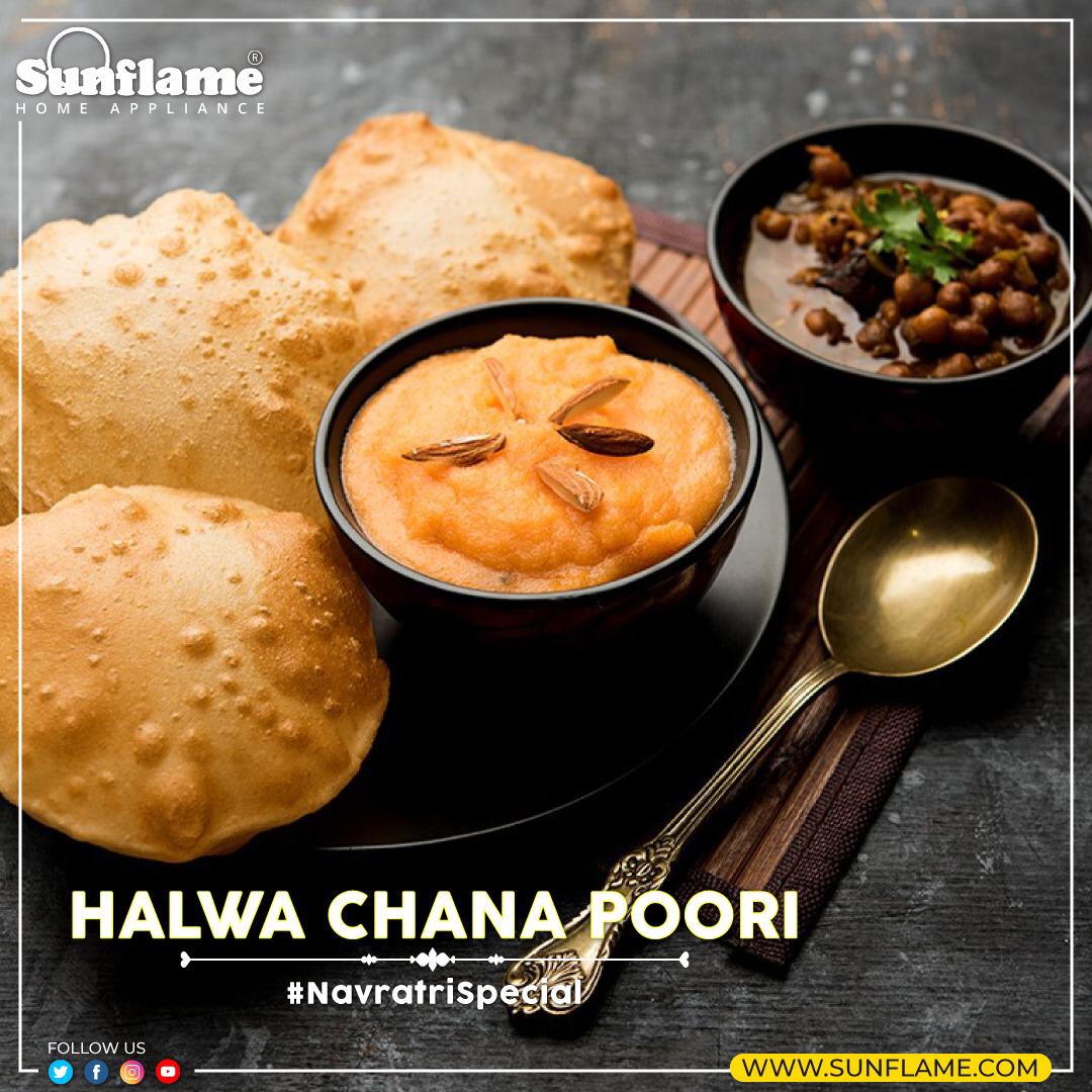 CHANA HALWA PURI