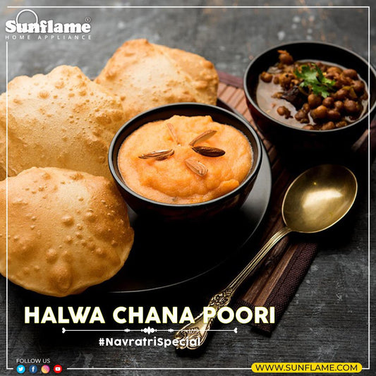 CHANA HALWA PURI